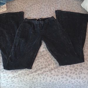 Bell bottom black jeggings